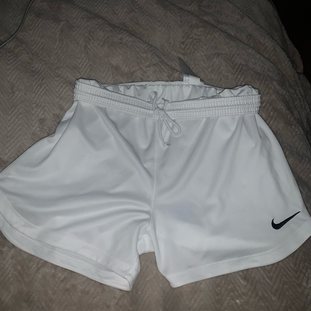 Nike Women's White Athletic Shorts